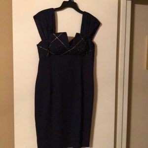 Navy Cocktail Dress